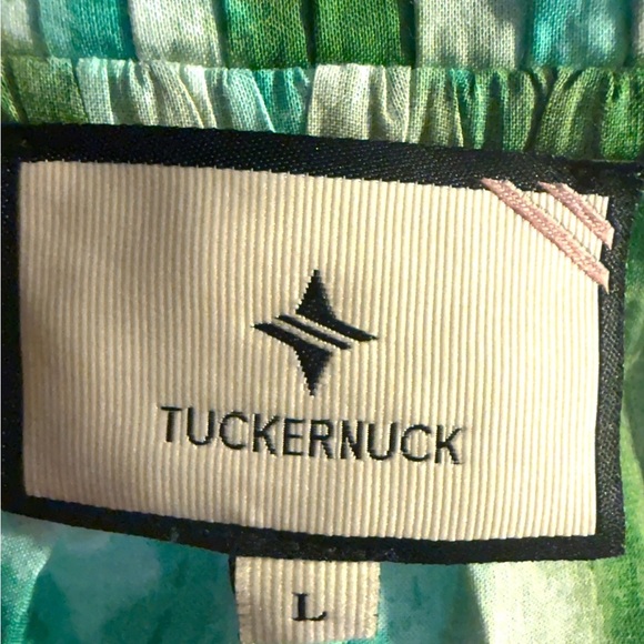 Tuckernuck Green Tie-Front Maxi Dress L - Picture 3 of 9
